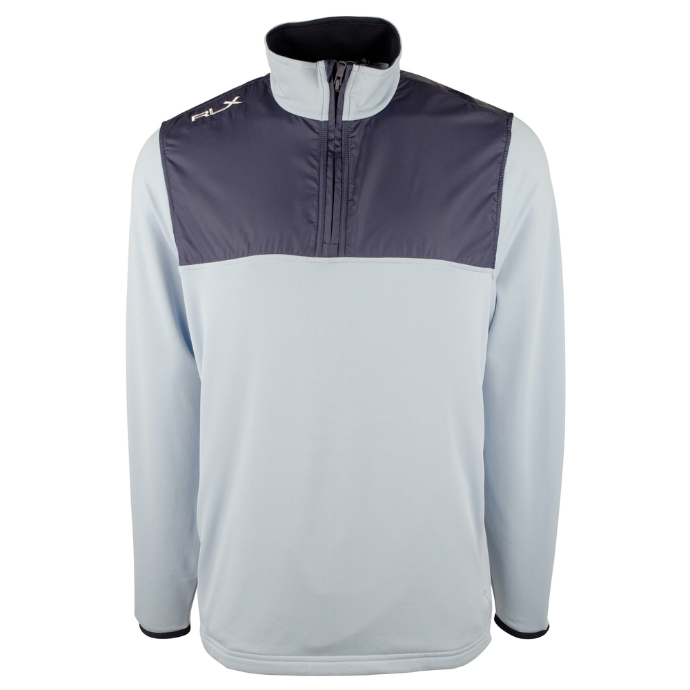 NWT Ralph Lauren Men's Water Repellant Stretch Pullover Shirt Blu X-Large $168